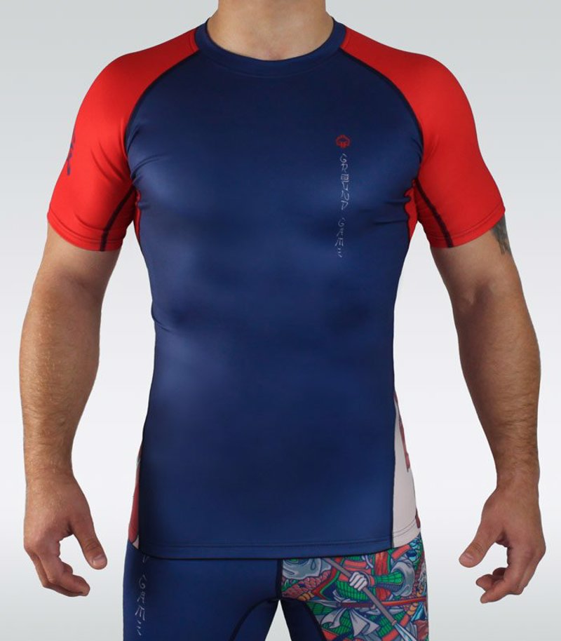 GroundGame TATAKAI RASHGUARD-BLUE